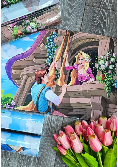 Tapis de jeu Raiponce et Flynn Tapis de jeu Raiponce et Flynn